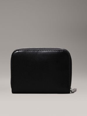 ck black rfid zip around wallet for women calvin klein