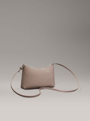 cinder monogram pu logo convertible crossbody bag for women calvin klein