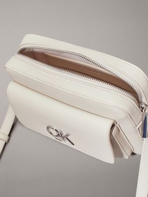 gray morn logo crossbody bag for women calvin klein