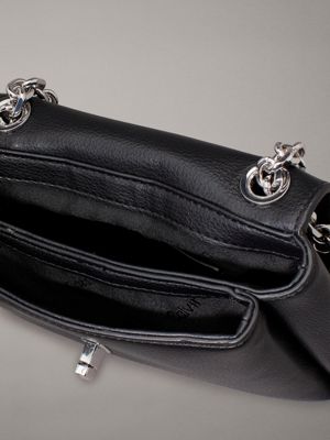 ck black convertible small shoulder bag for women calvin klein