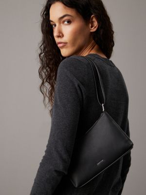 ck black convertible crossbody bag for women calvin klein