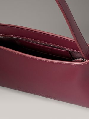 oxblood shoulder bag for women calvin klein