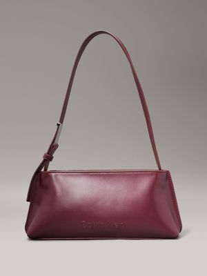 purple shoulder bag for women calvin klein