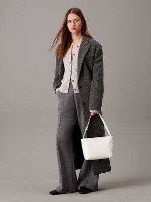 gray morn small tote bag for women calvin klein