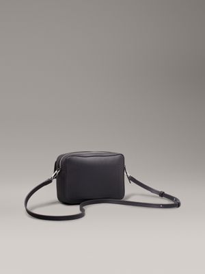 ck black saffiano crossbody bag for women calvin klein