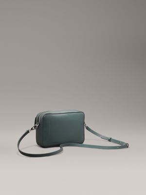 palm green saffiano crossbody bag for women calvin klein