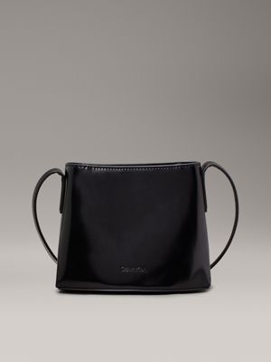 Calvin klein black and gold purse sale