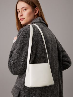 gray morn small spazzolato crossbody bag for women calvin klein