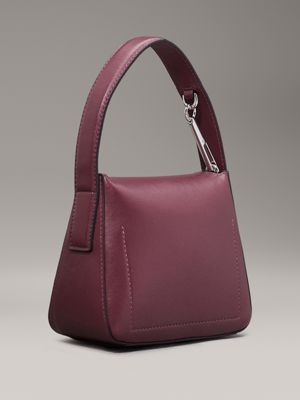 oxblood small handbag for women calvin klein