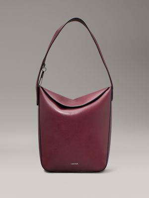 purple bucket bag for women calvin klein