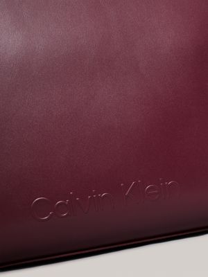 oxblood tote bag for women calvin klein