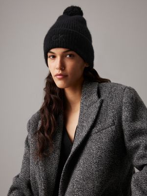 Weiche Beanie mit Bommel Calvin Klein K60K612586BEH