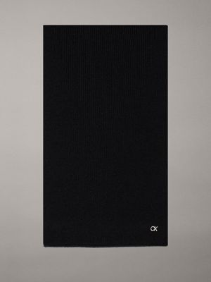  wool cashmere blend scarf for women calvin klein