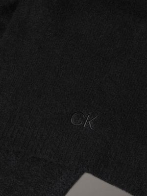 black soft scarf for women calvin klein