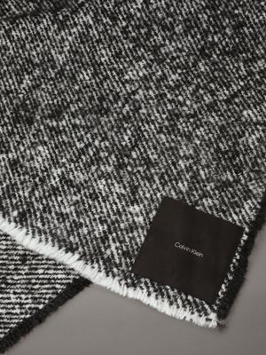 black soft scarf for women calvin klein