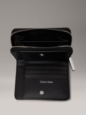 ck black wallet and keyring gift set for women calvin klein