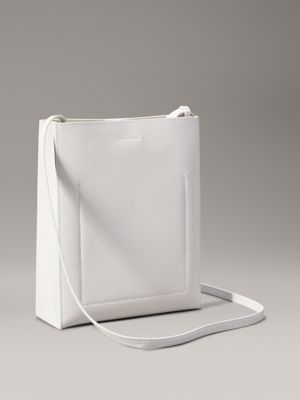 chalk leather crossbody bag for women calvin klein