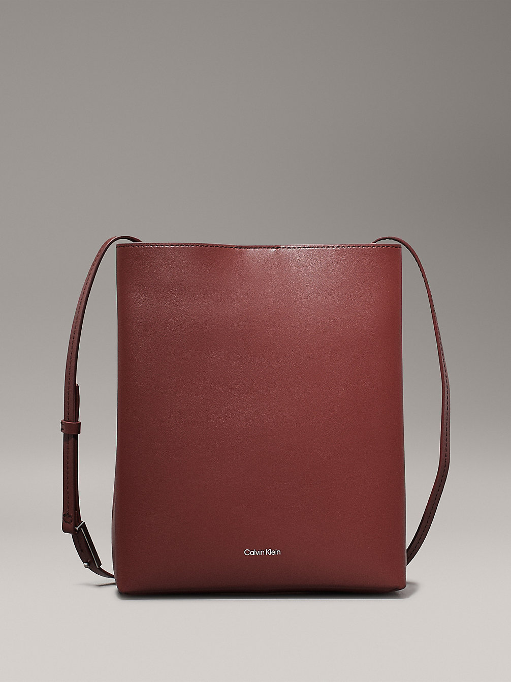 MAHOGANY Leather Crossbody Bag undefined Women Calvin Klein