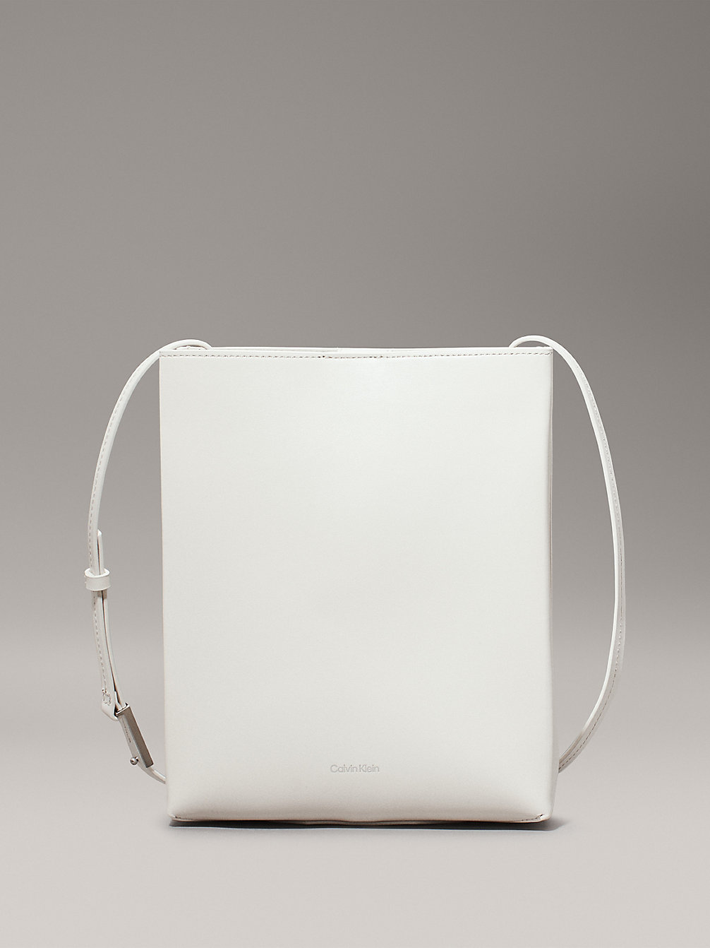 ANTIQUE WHITE Leather Crossbody Bag undefined Women Calvin Klein