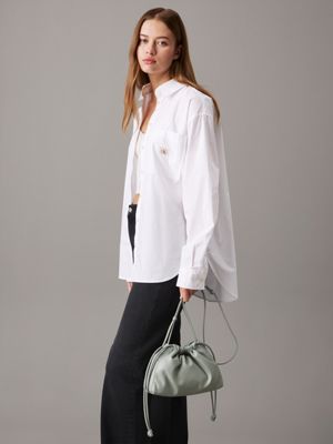 slate gray crossbody bag für damen - calvin klein jeans