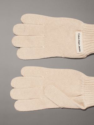 birch knit gloves for women calvin klein jeans