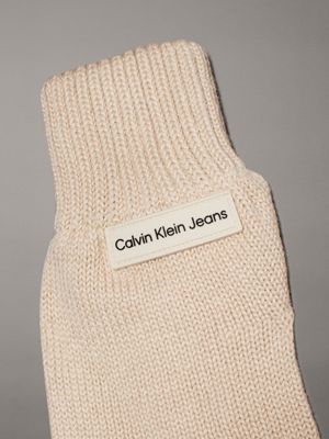 birch knit gloves for women calvin klein jeans