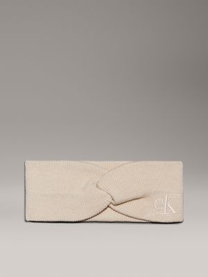 grey twist headband for women calvin klein jeans