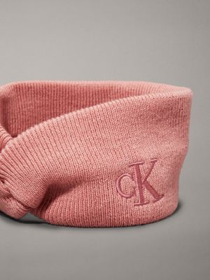 dusty rose twist headband for women calvin klein jeans