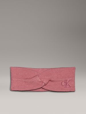 purple twist headband for women calvin klein jeans