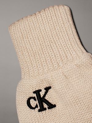 birch knit gloves for women calvin klein jeans