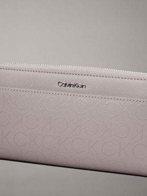 Large Logo Zip Around Wallet Calvin Klein K60K6126720HG