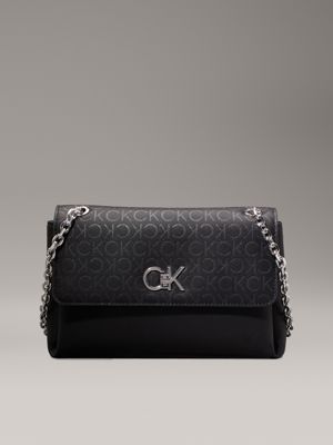 Calvin klein black shoulder bag sale