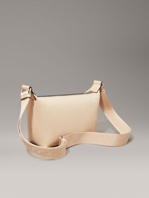 porcelain sand shoulder bag for women calvin klein jeans