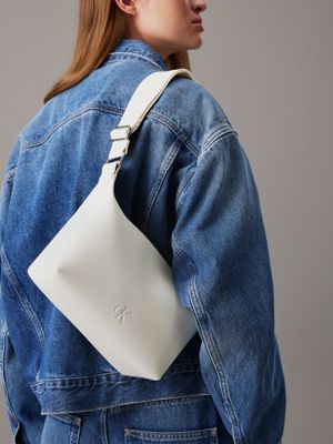 white shoulder bag for women calvin klein jeans