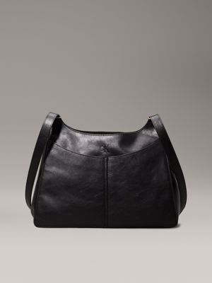 black convertible shoulder bag for women calvin klein jeans