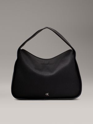 black ribbed handbag for women calvin klein jeans