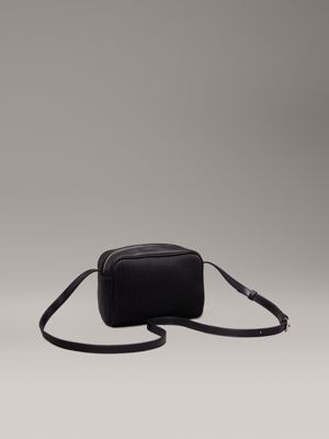 black ribbed crossbody bag for women calvin klein jeans