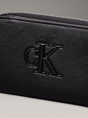 black zip around wallet for women calvin klein jeans