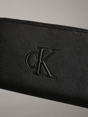 black zip around wallet for women calvin klein jeans