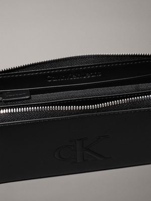 black zip around wallet for women calvin klein jeans