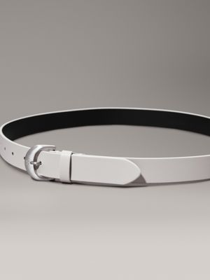 gray morn leather belt for women calvin klein jeans