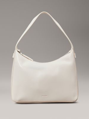 cream shoulder bag for women calvin klein