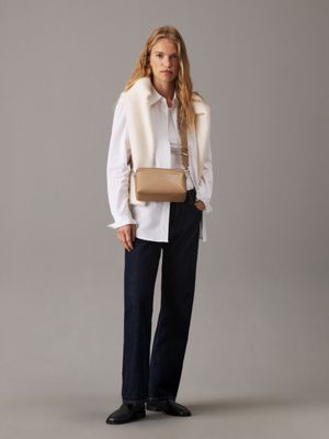 bandolera convertible amphora mono pu de mujeres calvin klein
