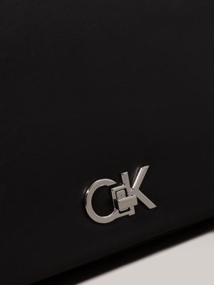 pvh black convertible shoulder bag for women calvin klein