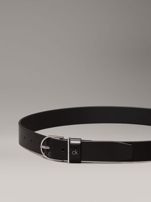 cintura in pelle pvh black da donne calvin klein