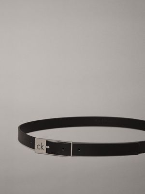 pvh black leren riem voor dames - calvin klein