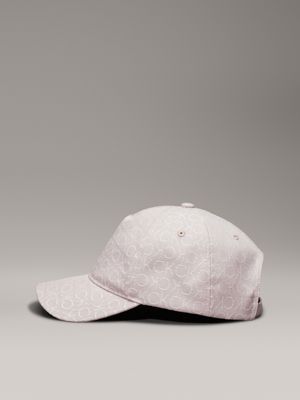 gorra de jacquard con logo shadow gray de mujeres calvin klein
