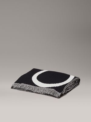 pvh black logo scarf for women calvin klein