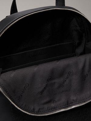 classic mono black logo dome backpack for women calvin klein