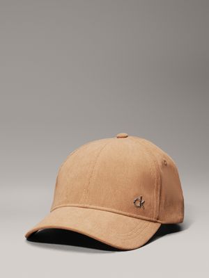 grey corduroy cap for women calvin klein